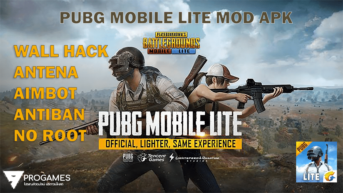 ดาวน์โหลด โปรโกงเกม PUBG Mobile Lite Mod APK + Data v0.10.0 ฟรีบน android icon