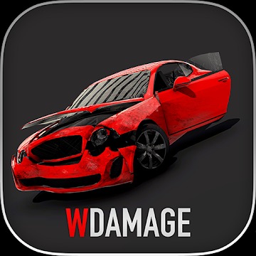 WDAMAGE: Car Crash Engine (MOD, AD-Free/Unlocked) icon